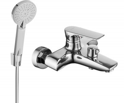 Mexen Axel R40 baterie Cada cu set de  dus  , chrom - 7383R40-00