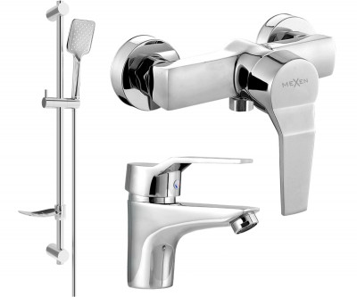 Mexen Caro DF62  set de  dus , chrom - 746604DF62-00