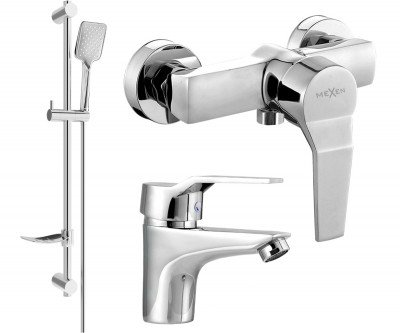 Mexen Caro DF62  set de  dus , chrom - 746604DF62-00