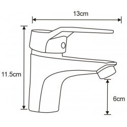 Mexen Caro DF62  set de  dus , chrom - 746604DF62-00