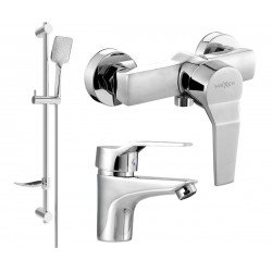 Mexen Caro DF62  set de  dus , chrom - 746604DF62-00 Baterie set complet 467680 Mexen