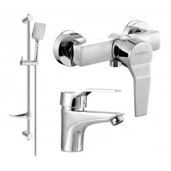 Mexen Caro DF62  set de  dus , chrom - 746604DF62-00 Baterie set complet 467680 Mexen