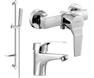 Mexen Caro DF72  set de  dus , chrom - 746604DF72-00