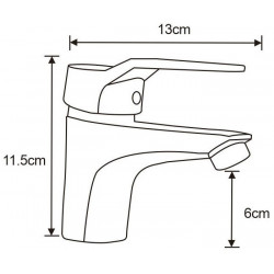 Mexen Caro DF72  set de  dus , chrom - 746604DF72-00