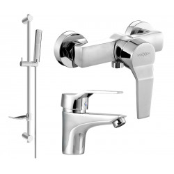 Mexen Caro DF72  set de  dus , chrom - 746604DF72-00 Baterie set complet 467680 Mexen