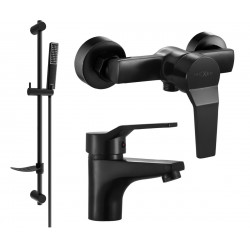 Mexen Caro DF72  set de  dus ,  negru  - 746604DF72-70 Baterie set complet 467680 Mexen