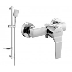 Mexen Caro DF72  baterie de  dus  cu set de  dus  , chrom - 74664DF72-00 Baterie set complet 467680 Mexen