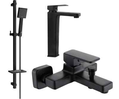 Mexen Cetus DQ45  set de cada ,  negru  - 744313DQ45-70