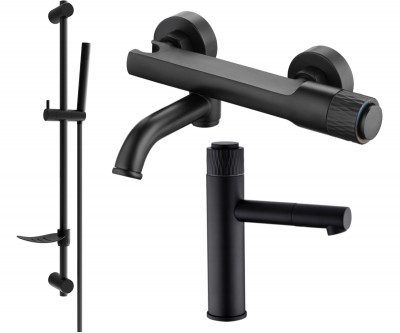 Mexen si amond DF70  set de cada ,  negru  - 71503DF70-70