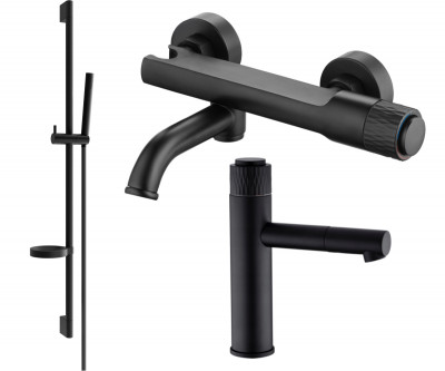 Mexen si amond DS70  set de cada ,  negru  - 71503DS70-70