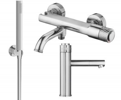 Mexen si amond R70  set de cada , chrom - 71503R70-00