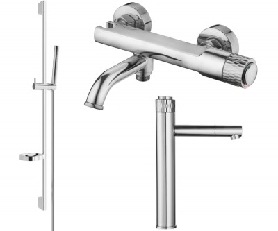 Mexen si amond DS70  set de cada , chrom - 71513DS70-00