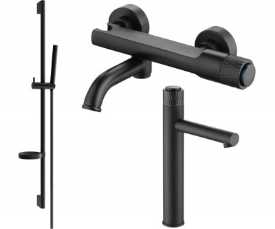 Mexen si amond DS70  set de cada ,  negru  - 71513DS70-70