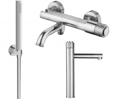 Mexen si amond R70  set de cada , chrom - 71513R70-00