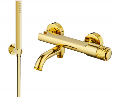 Mexen si amond R70 baterie Cada cu set de  dus  ,  auriu  - 7153R70-50