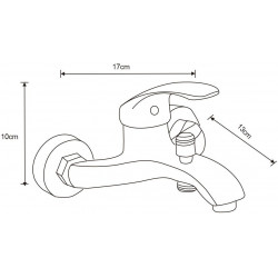 Mexen Fabia DF05  set de cada , chrom - 746503DF05-00