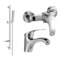 Mexen Fabia DF72  set de  dus , chrom - 746504DF72-00 Baterie set complet 467680 Mexen