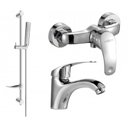 Mexen Fabia DF72  set de  dus , chrom - 746504DF72-00 Baterie set complet 467680 Mexen