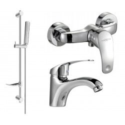 Mexen Fabia DF72  set de  dus , chrom - 746504DF72-00 Baterie set complet 467680 Mexen