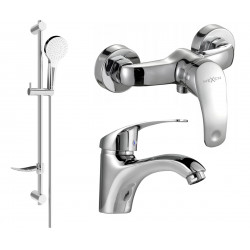 Mexen Fabia DF05  set de  dus , chrom - 746504DF05-00 Baterie set complet 467680 Mexen