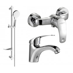 Mexen Fabia DF05  set de  dus , chrom - 746504DF05-00 Baterie set complet 467680 Mexen