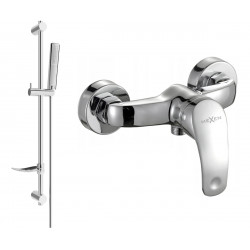 Mexen Fabia DF72  baterie de  dus  cu set de  dus  , chrom - 74654DF72-00 Baterie set complet 467680 Mexen