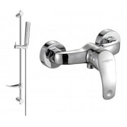 Mexen Fabia DF72  baterie de  dus  cu set de  dus  , chrom - 74654DF72-00 Baterie set complet 467680 Mexen