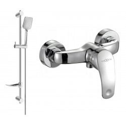 Mexen Fabia DF62  baterie de  dus  cu set de  dus  , chrom - 74654DF62-00 Baterie set complet 467680 Mexen