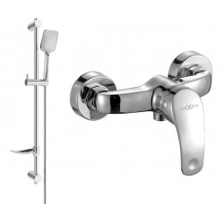 Mexen Fabia DF62  baterie de  dus  cu set de  dus  , chrom - 74654DF62-00 Baterie set complet 467680 Mexen