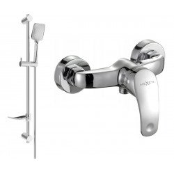 Mexen Fabia DF62  baterie de  dus  cu set de  dus  , chrom - 74654DF62-00 Baterie set complet 467680 Mexen