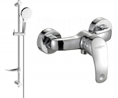 Mexen Fabia DF05  baterie de  dus  cu set de  dus  , chrom - 74654DF05-00