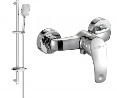Mexen Fabia DB62  baterie de  dus  cu set de  dus  , chrom - 74654DB62-00
