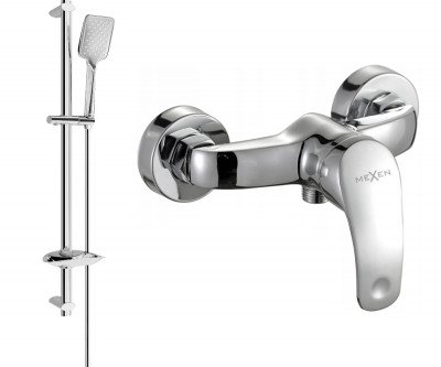 Mexen Fabia DB62  baterie de  dus  cu set de  dus  , chrom - 74654DB62-00