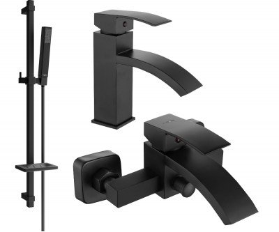 Mexen si bra DQ77  set de cada ,  negru  - 745103DQ77-70