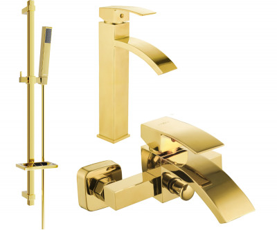 Mexen si bra DQ77  set de cada ,  auriu  - 745113DQ77-50