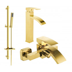 Mexen si bra DQ77  set de cada ,  auriu  - 745113DQ77-50 Baterie set complet 467680 Mexen