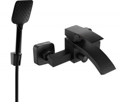 Mexen si bra R62 baterie Cada cu set de  dus  ,  negru  - 74513R62-70