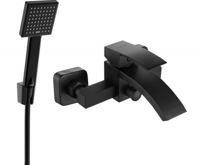 Mexen si bra R45 baterie Cada cu set de  dus  ,  negru  - 74513R45-70