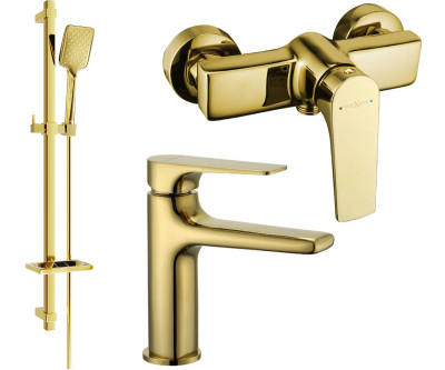 Mexen Lynx DQ62  set de  dus ,  auriu  - 745904DQ62-50