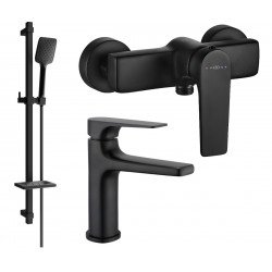 Mexen Lynx DQ62  set de  dus ,  negru  - 745904DQ62-70