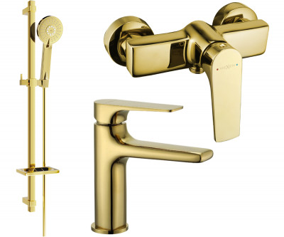 Mexen Lynx DQ40  set de  dus ,  auriu  - 745904DQ40-50