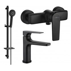 Mexen Lynx DQ40  set de  dus ,  negru  - 745904DQ40-70