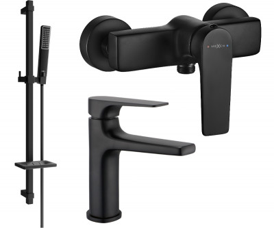 Mexen Lynx DQ72  set de  dus ,  negru  - 745904DQ72-70