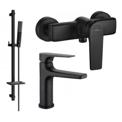 Mexen Lynx DQ72  set de  dus ,  negru  - 745904DQ72-70 Baterie set complet 467680 Mexen