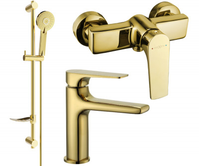 Mexen Lynx DF40  set de  dus ,  auriu  - 745904DF40-50