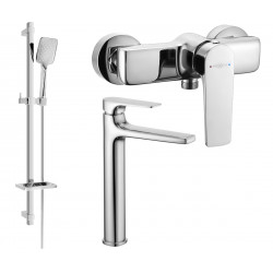 Mexen Lynx DQ62  set de  dus , chrom - 745914DQ62-00 Baterie set complet 467680 Mexen