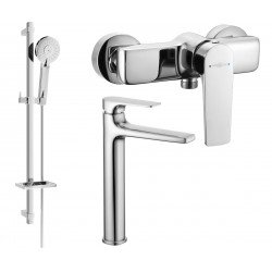 Mexen Lynx DQ40  set de  dus , chrom - 745914DQ40-00 Baterie set complet 467680 Mexen