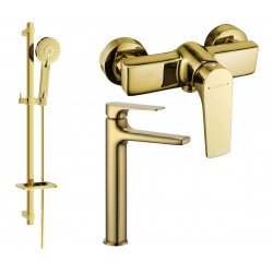 Mexen Lynx DQ40  set de  dus ,  auriu  - 745914DQ40-50