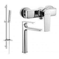 Mexen Lynx DQ72  set de  dus , chrom - 745914DQ72-00 Baterie set complet 467680 Mexen