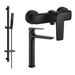 Mexen Lynx DQ72  set de  dus ,  negru  - 745914DQ72-70 Baterie set complet 467680 Mexen